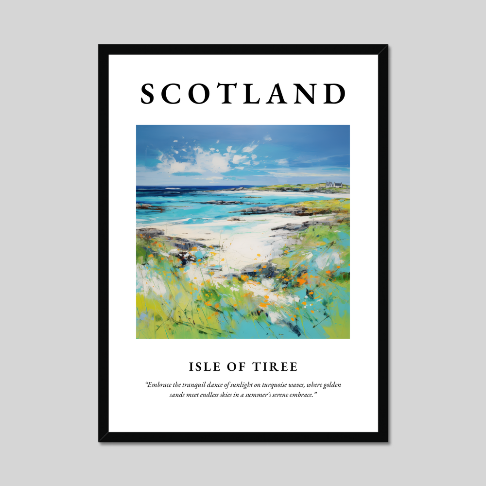 Poster of Isle of Tiree, Scotland.