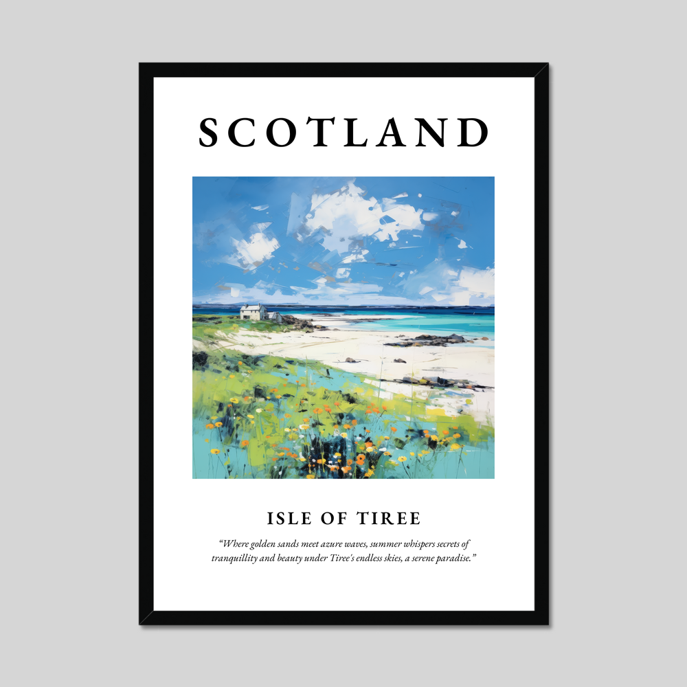 Poster of Isle of Tiree, Scotland.