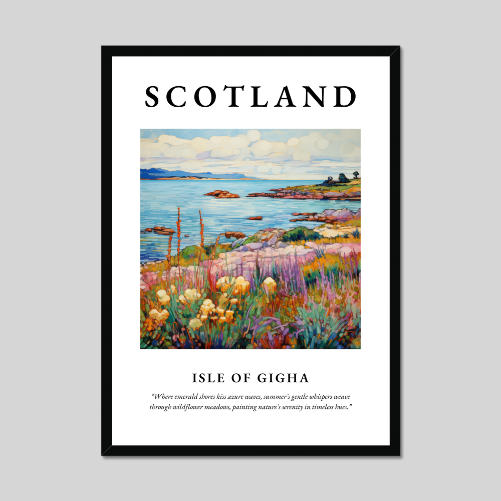 Poster of Isle of Gigha, Scotland.