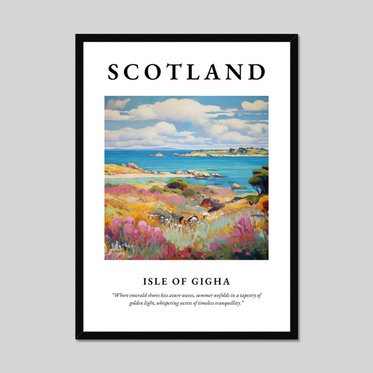 Poster of Isle of Gigha, Scotland.