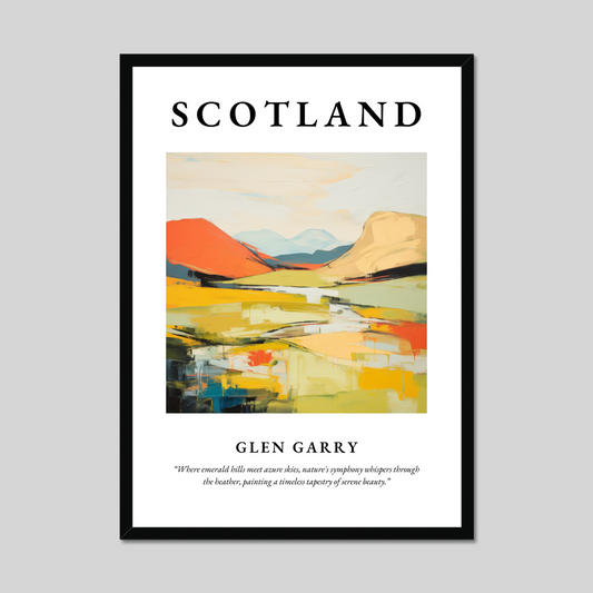 Poster of Glen Garry, Scotland.