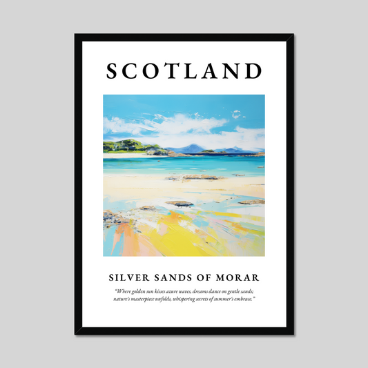 Poster of Silver Sands of Morar, Scotland.