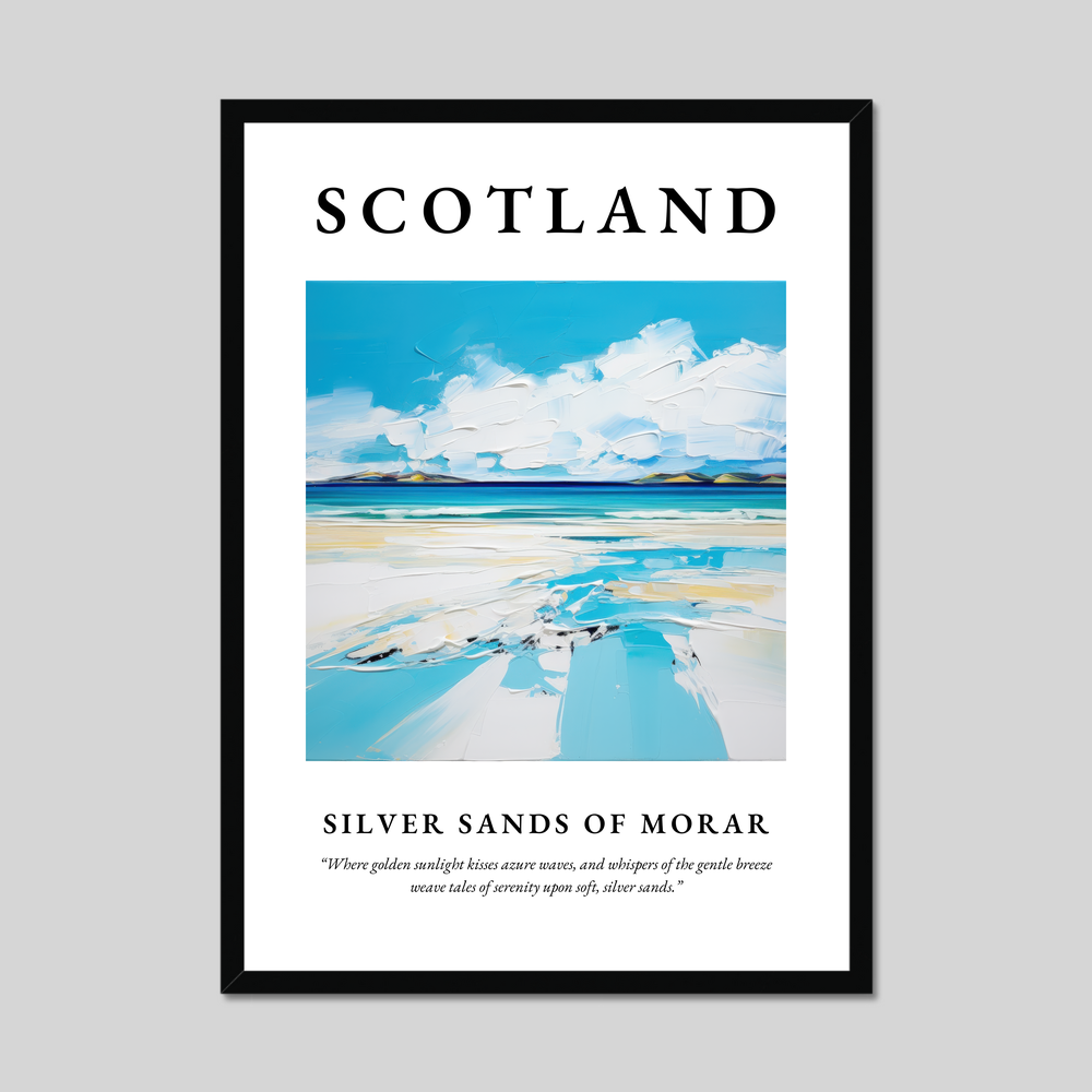 Poster of Silver Sands of Morar, Scotland.