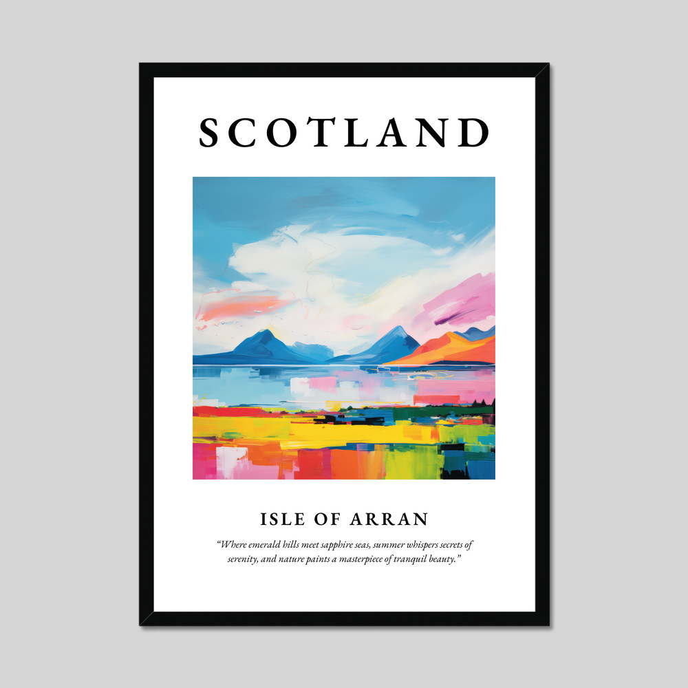 Poster of Isle of Arran, Scotland.