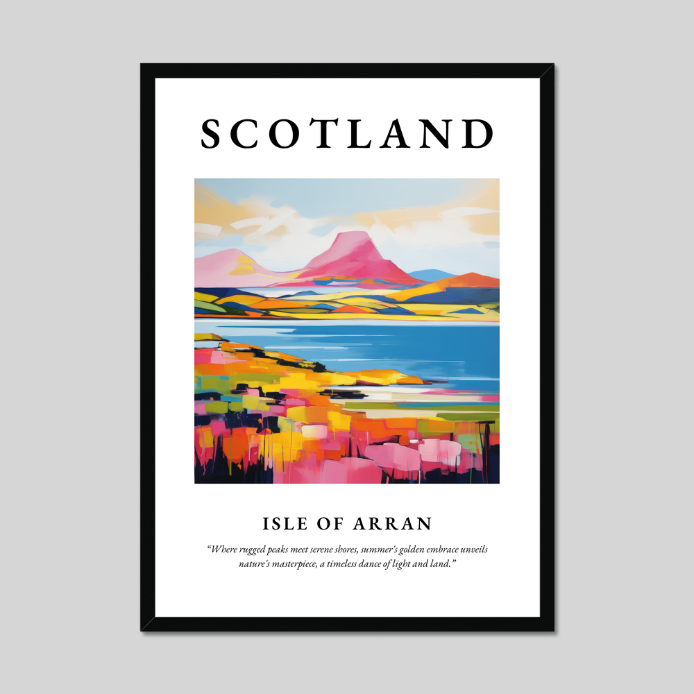 Poster of Isle of Arran, Scotland.