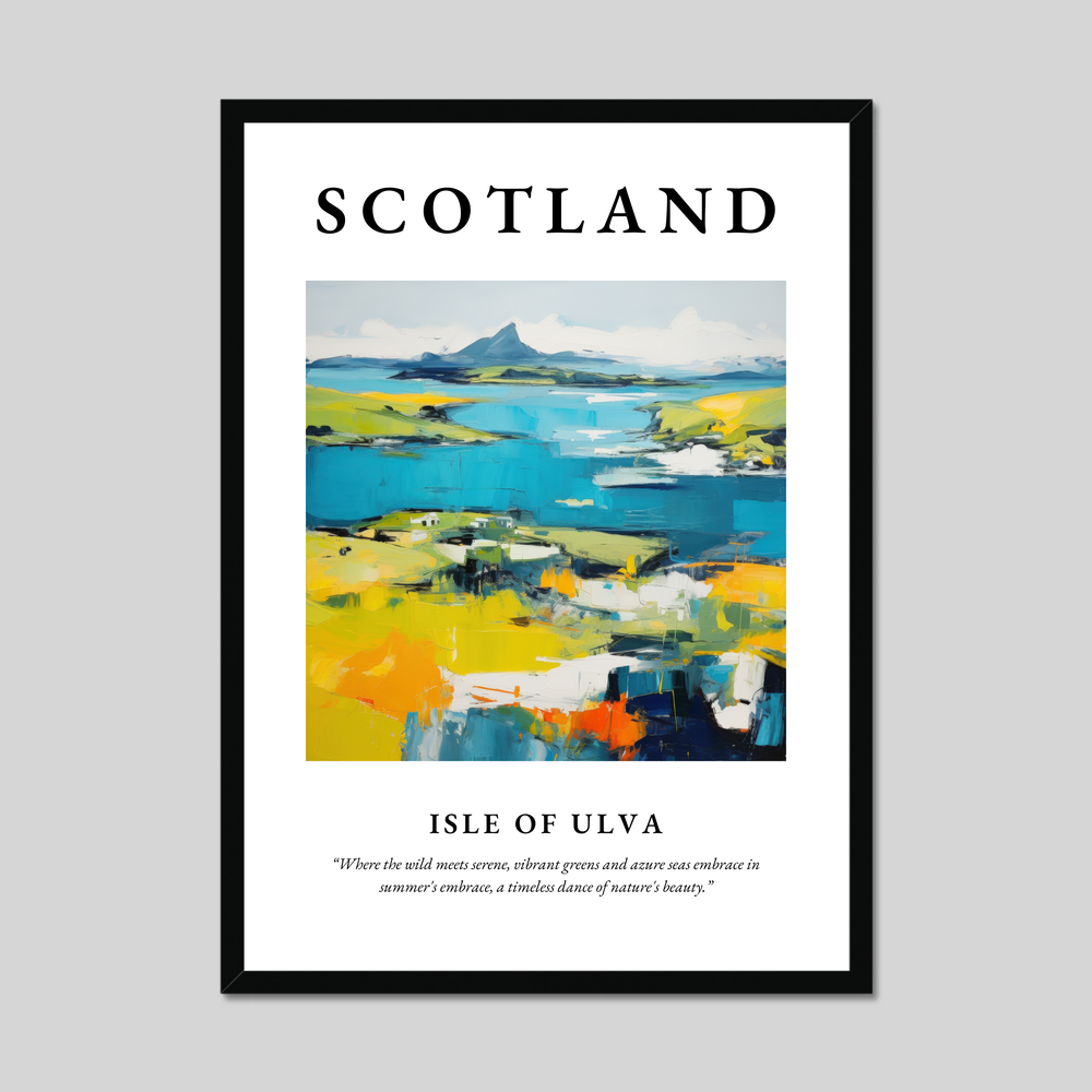 Poster of Isle of Ulva, Scotland.