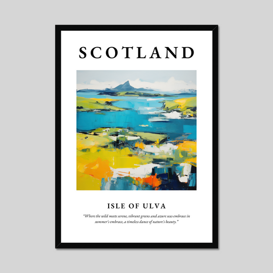 Poster of Isle of Ulva, Scotland.