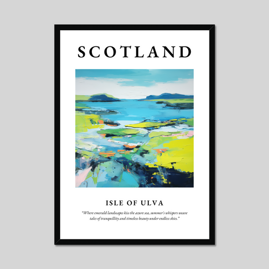 Poster of Isle of Ulva, Scotland.