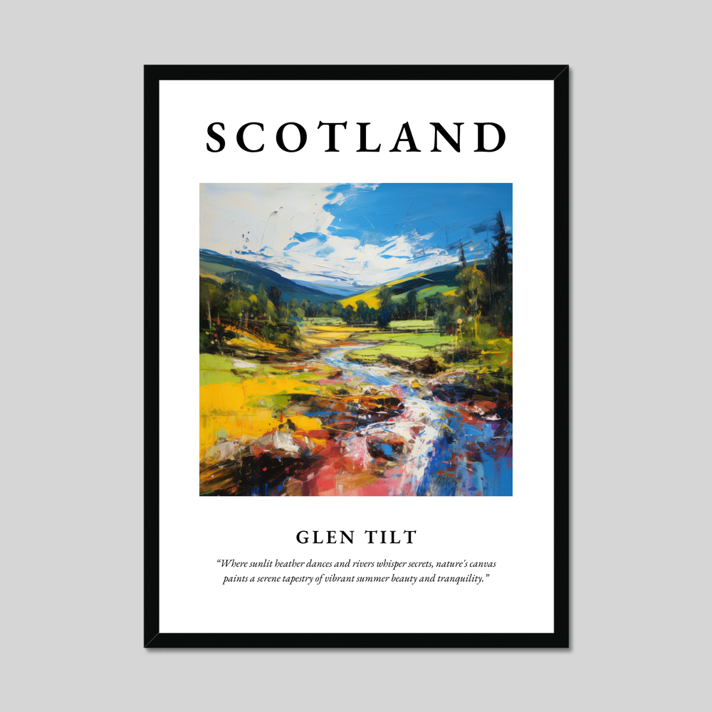 Poster of Glen Tilt, Scotland.