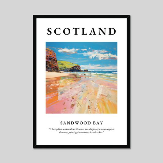 Poster of Sandwood Bay, Scotland.