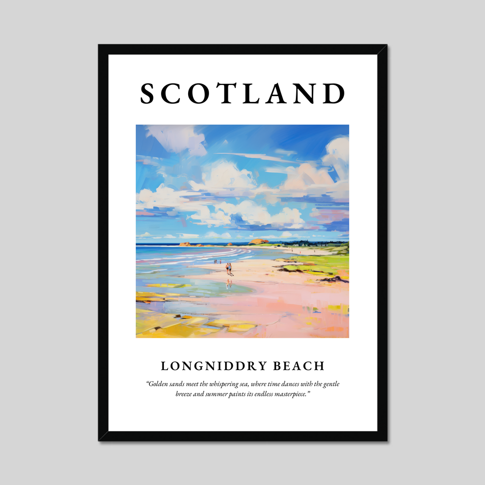 Poster of Longniddry Beach, Scotland.