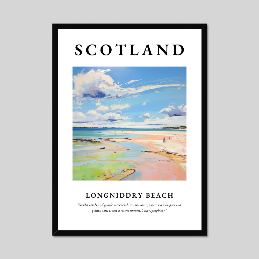 Poster of Longniddry Beach, Scotland.