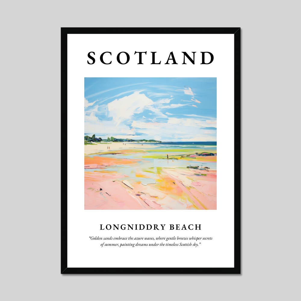 Poster of Longniddry Beach, Scotland.