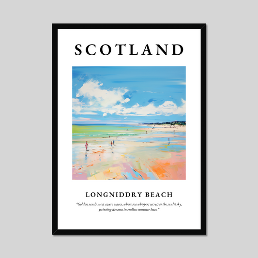 Poster of Longniddry Beach, Scotland.