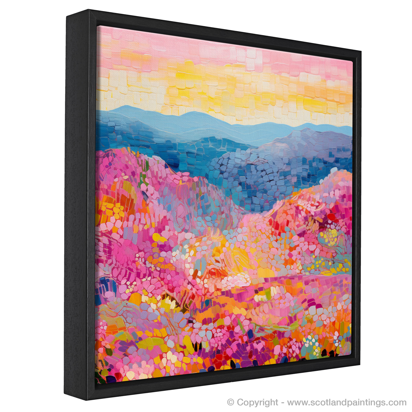 Painting and Art Print of Glenmore, Highlands in summer entitled "Summer Hues of Glenmore Highlands".