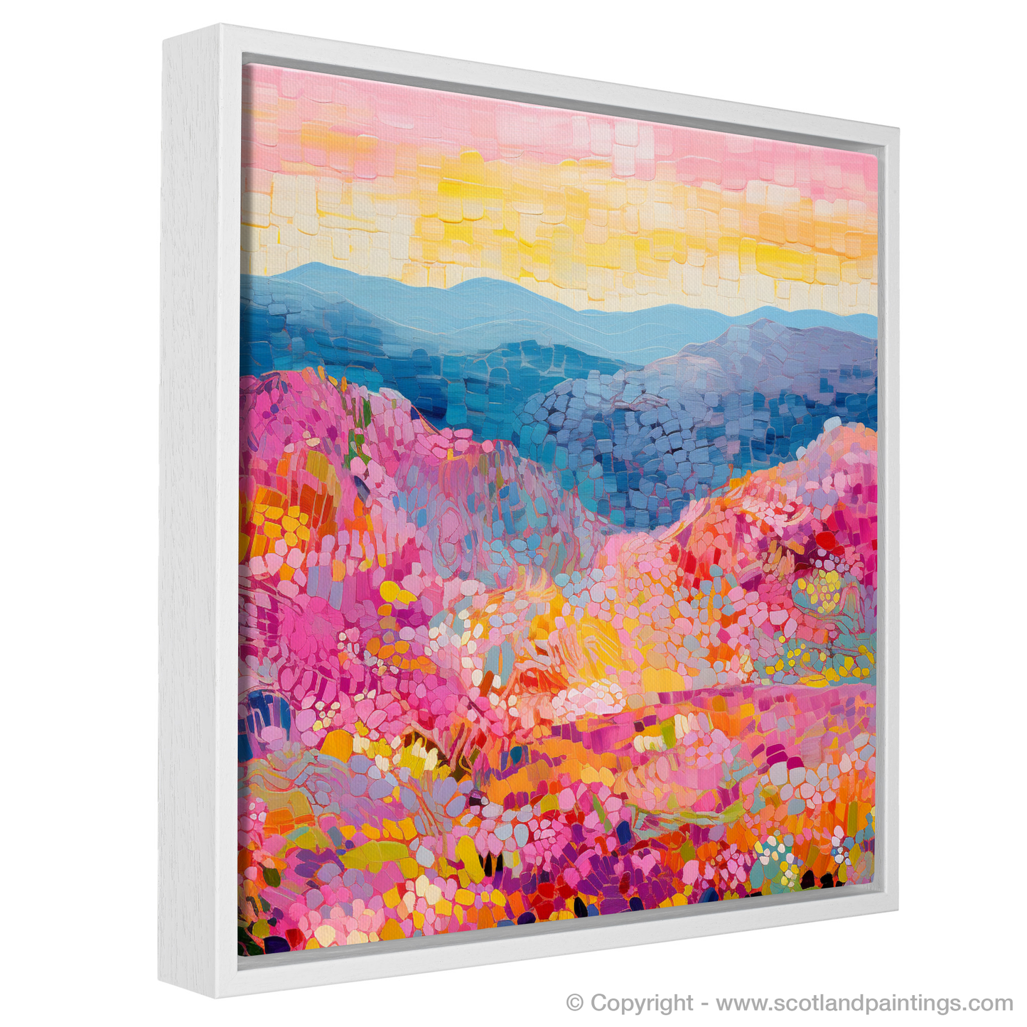 Painting and Art Print of Glenmore, Highlands in summer entitled "Summer Hues of Glenmore Highlands".