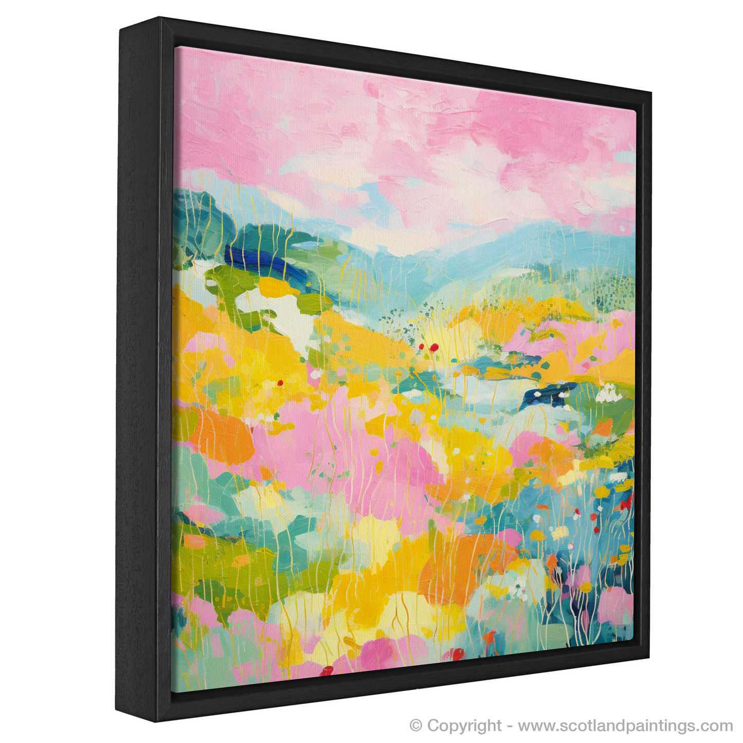 Painting and Art Print of Glenmore, Highlands in summer. Summer Splendour of Glenmore Highlands.