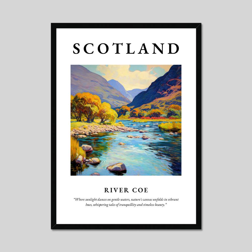 Poster of River Coe, Scotland.