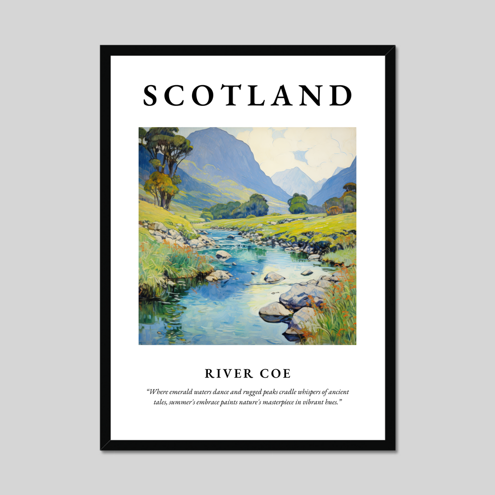 Poster of River Coe, Scotland.