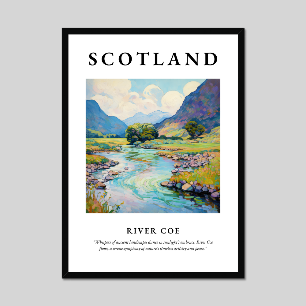 Poster of River Coe, Scotland.