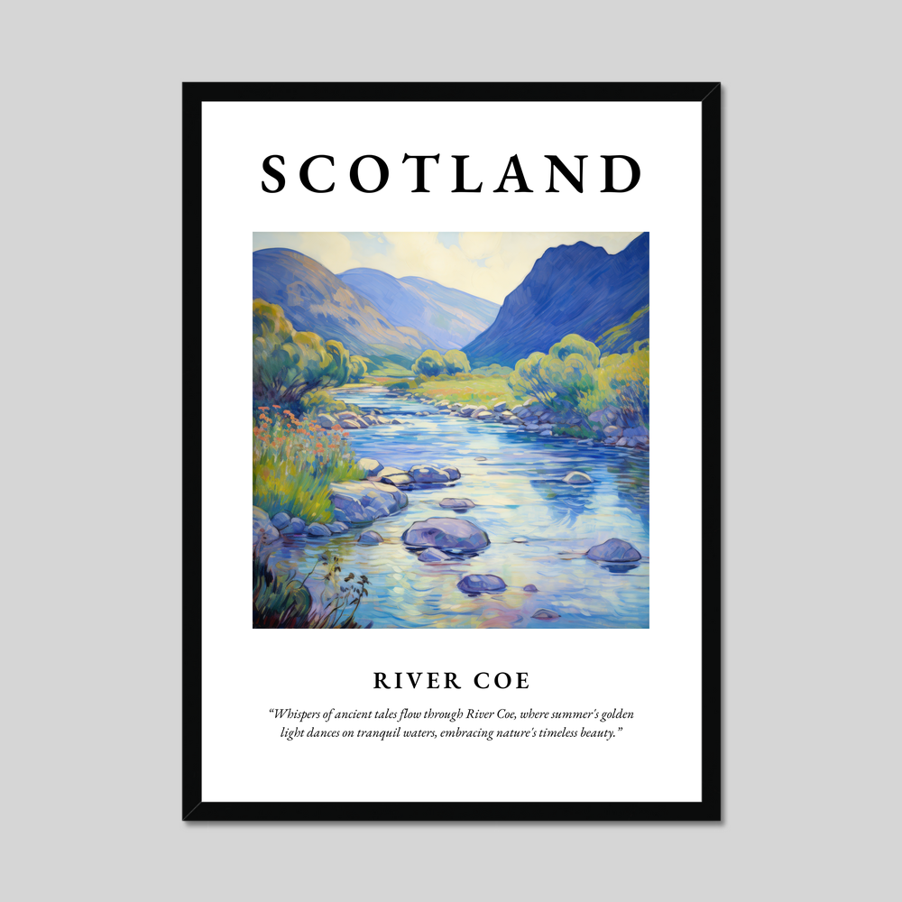 Poster of River Coe, Scotland.