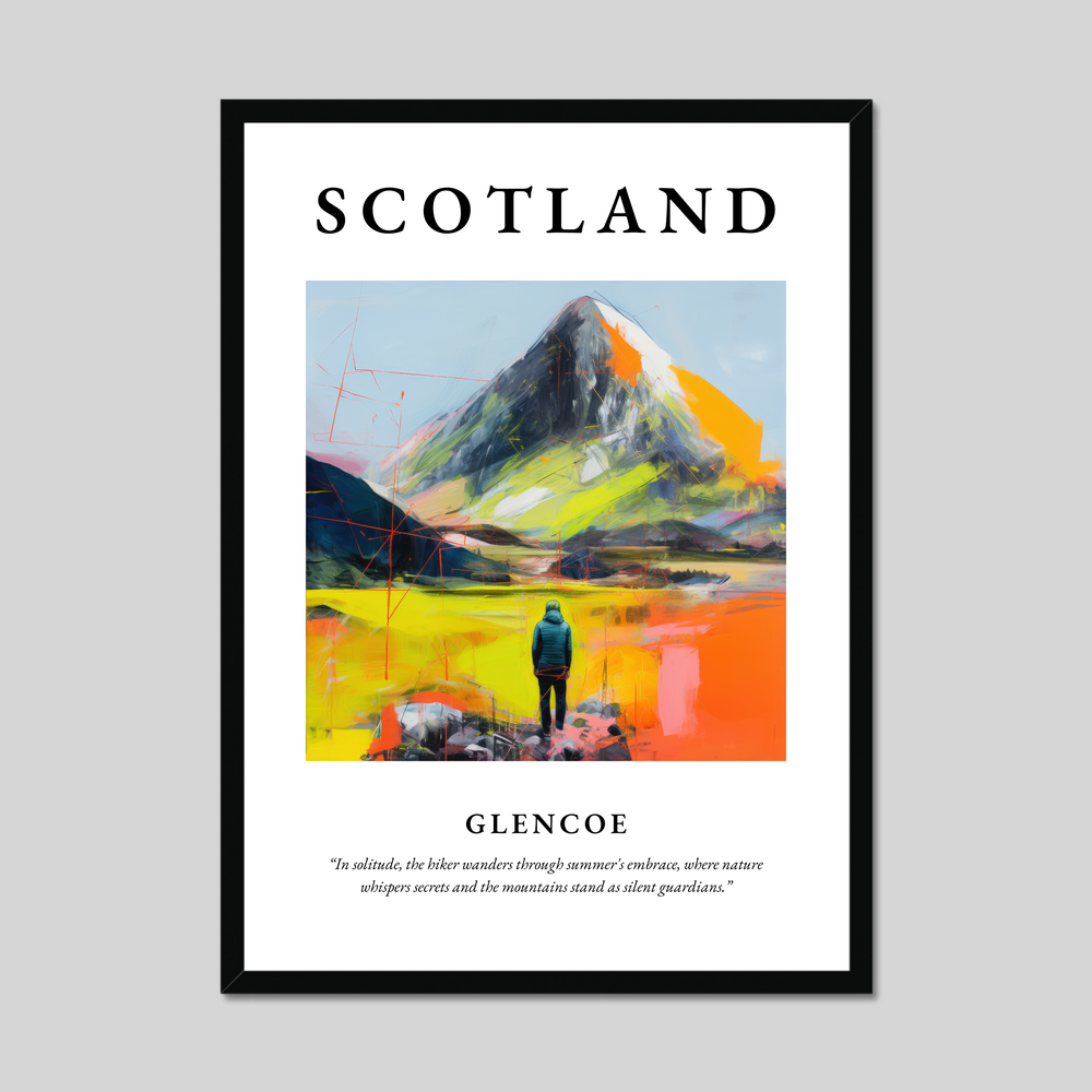 Poster of Glencoe, Scotland.