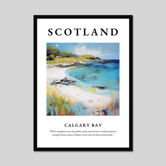 Poster of Calgary Bay, Scotland.