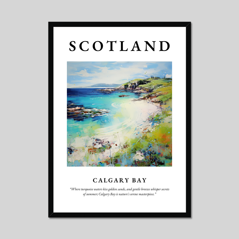 Poster of Calgary Bay, Scotland.