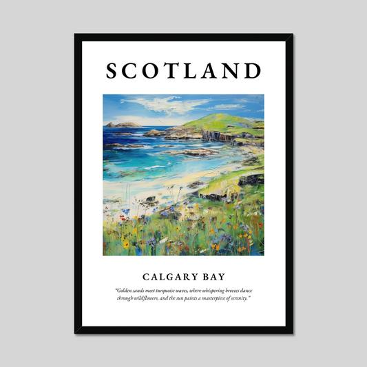 Poster of Calgary Bay, Scotland.