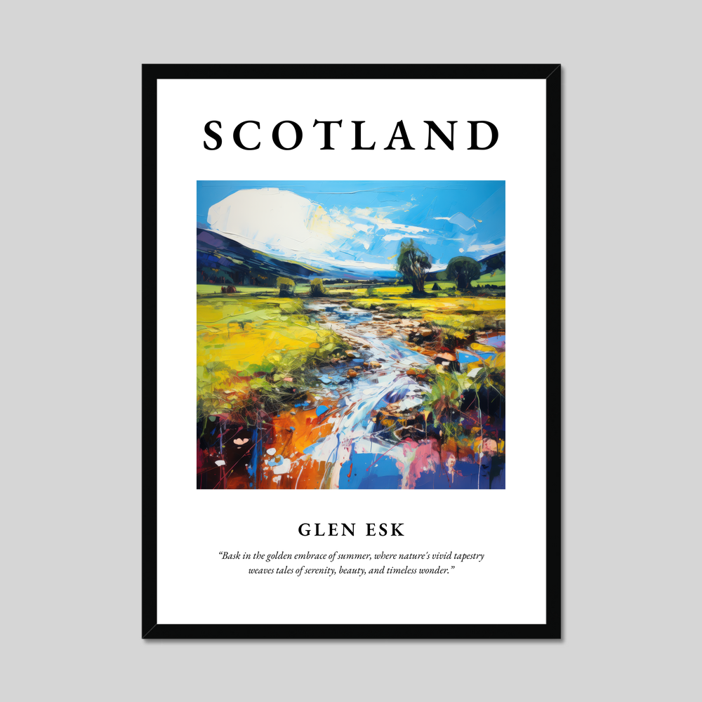 Poster of Glen Esk, Scotland.