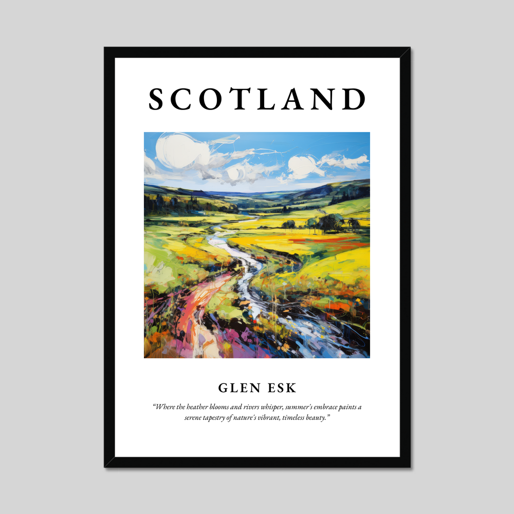 Poster of Glen Esk, Scotland.