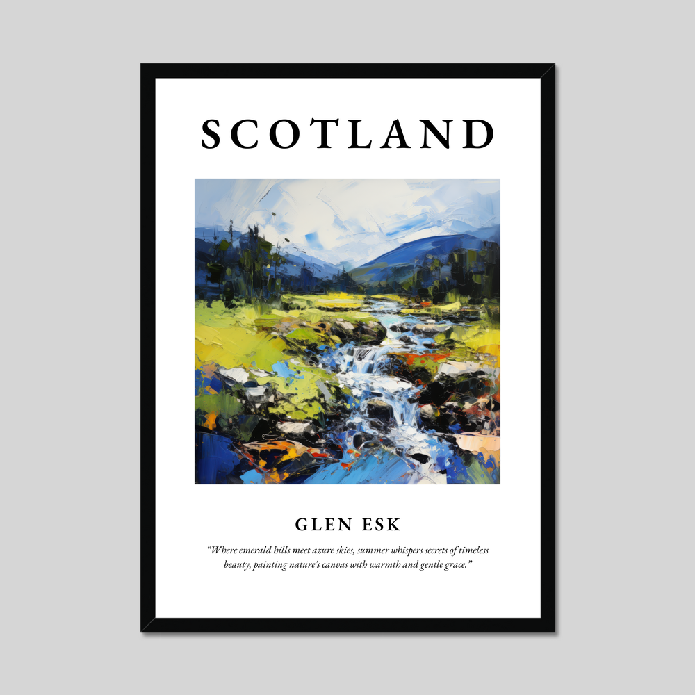 Poster of Glen Esk, Scotland.