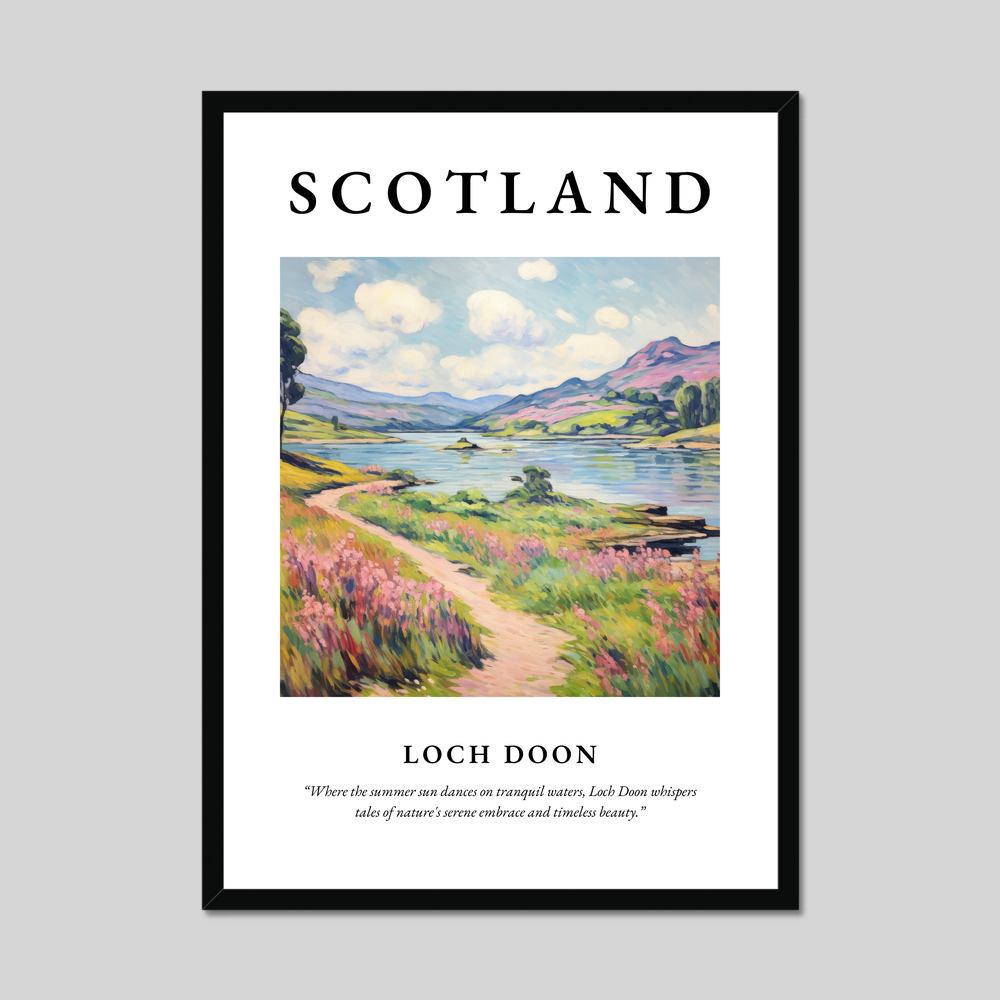 Poster of Loch Doon, Scotland.