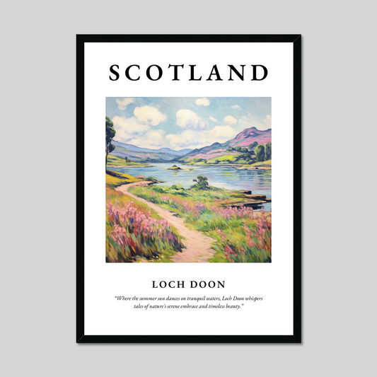 Poster of Loch Doon, Scotland.