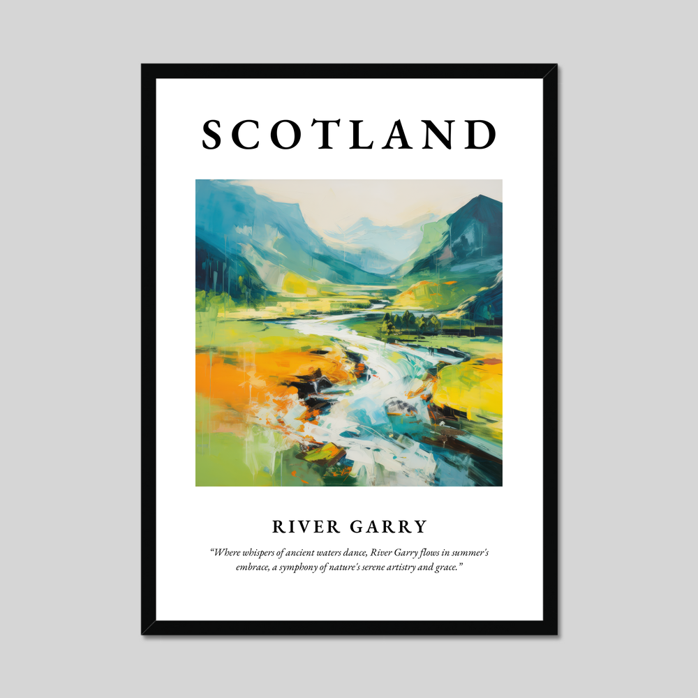 Poster of River Garry, Scotland.