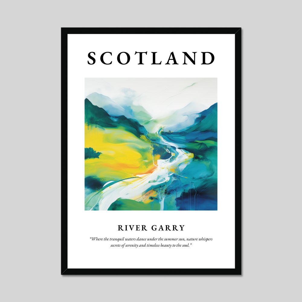 Poster of River Garry, Scotland.