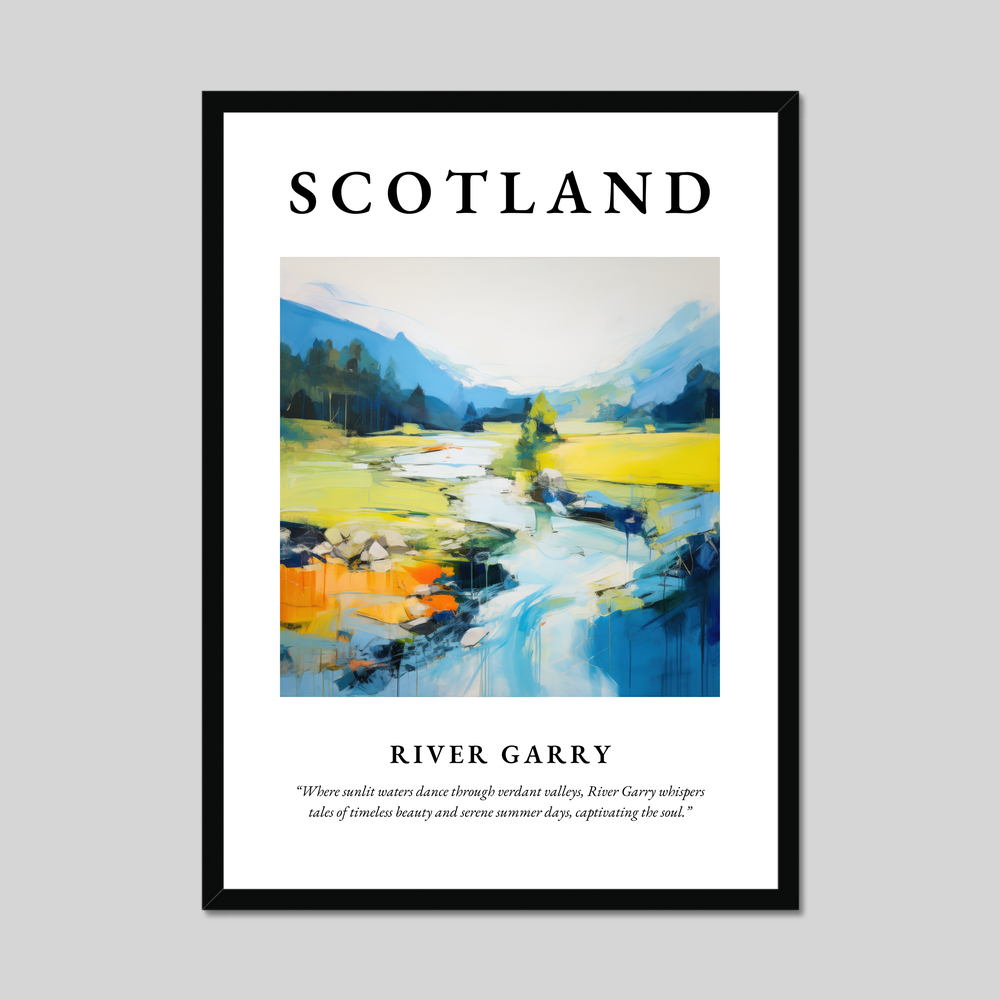 Poster of River Garry, Scotland.