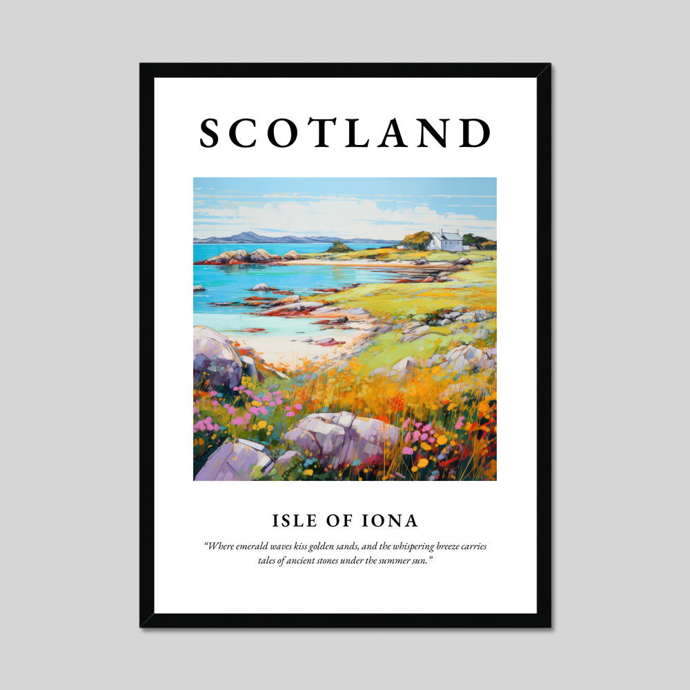 Poster of Isle of Iona, Scotland.