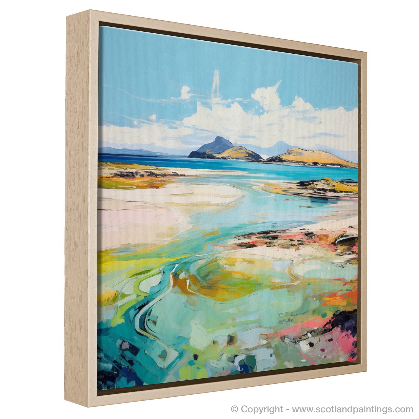 Painting and Art Print of Isle of Jura, Inner Hebrides in summer entitled "Isle of Jura Summer Serenade".