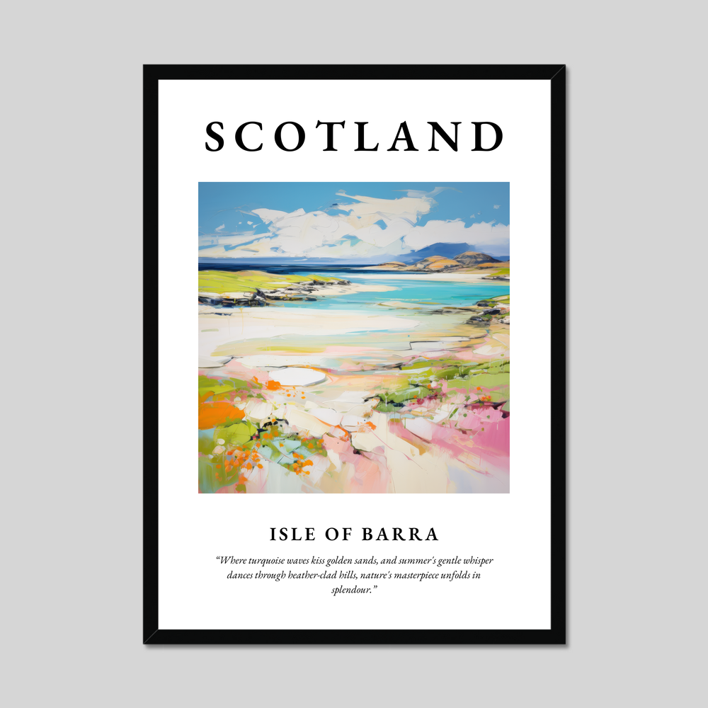 Poster of Isle of Barra, Scotland.