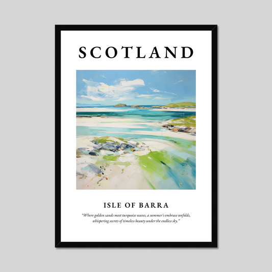 Poster of Isle of Barra, Scotland.