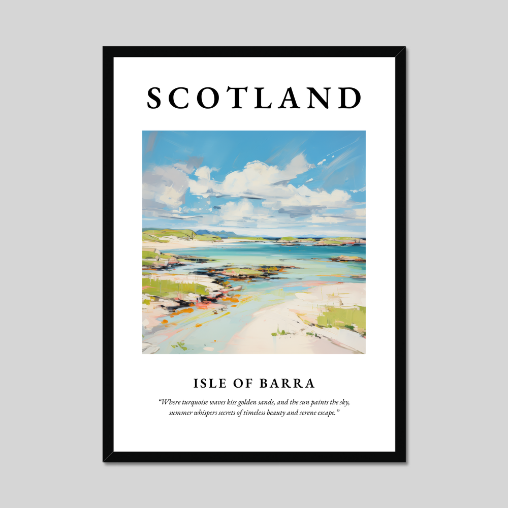 Poster of Isle of Barra, Scotland.