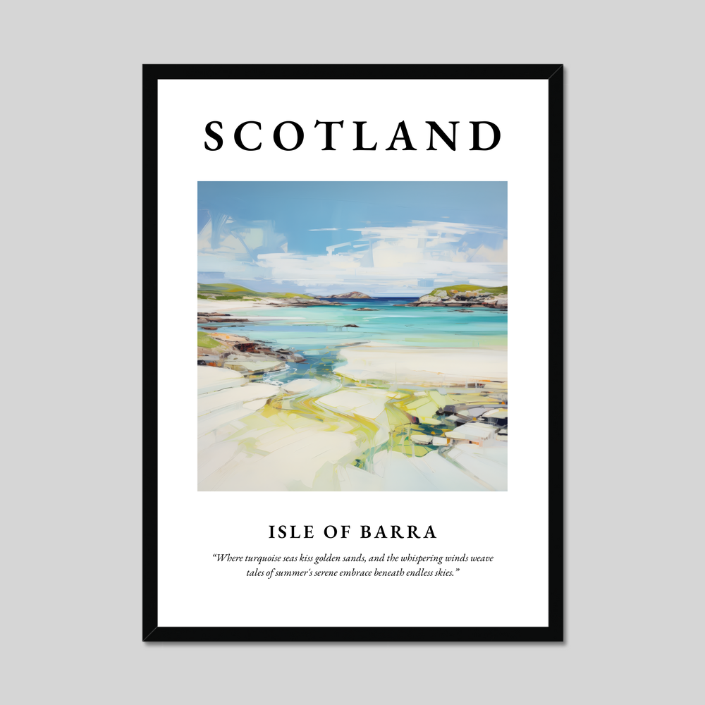 Poster of Isle of Barra, Scotland.