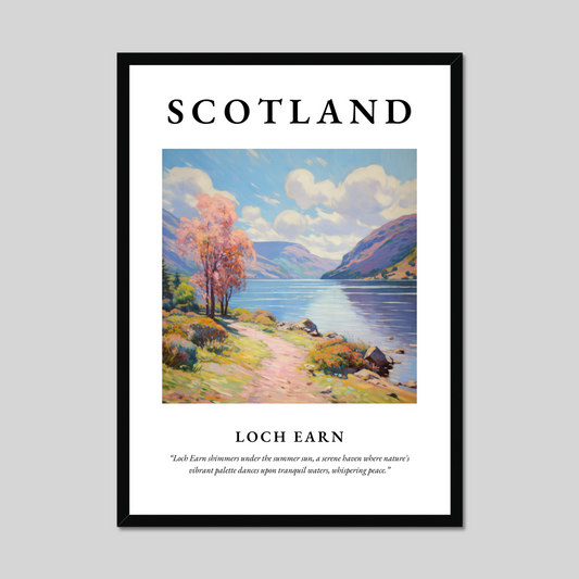 Poster of Loch Earn, Scotland.