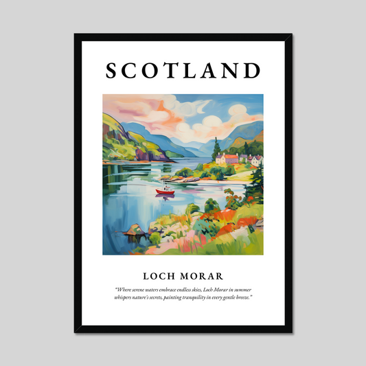 Poster of Loch Morar, Scotland.