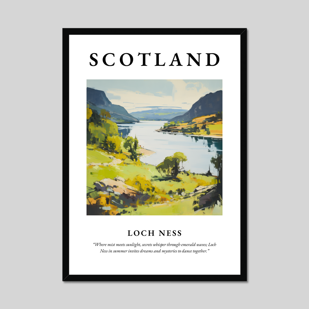 Poster of Loch Ness, Scotland.