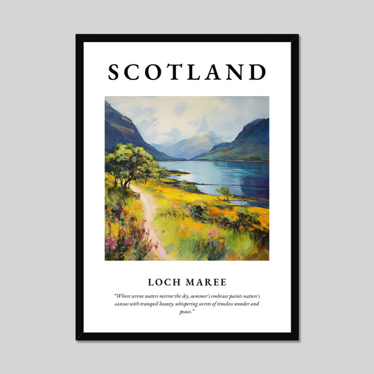 Poster of Loch Maree, Scotland.