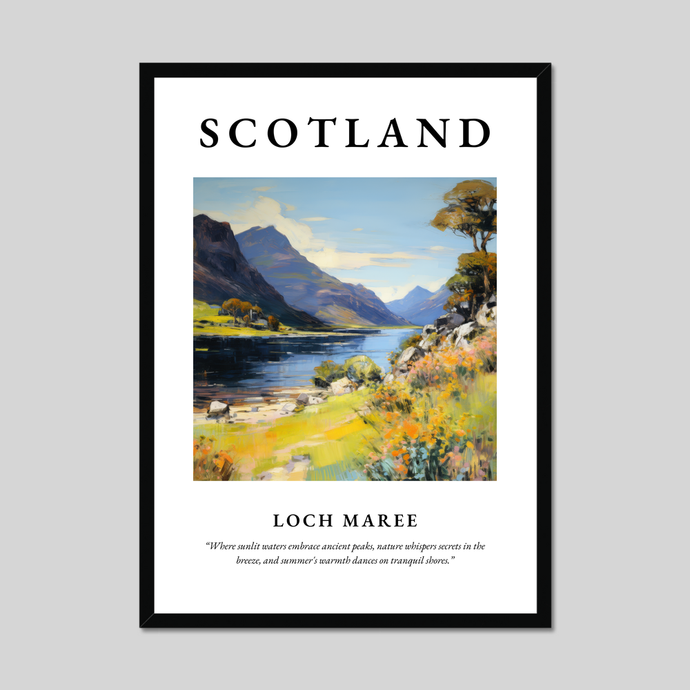 Poster of Loch Maree, Scotland.