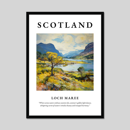 Poster of Loch Maree, Scotland.