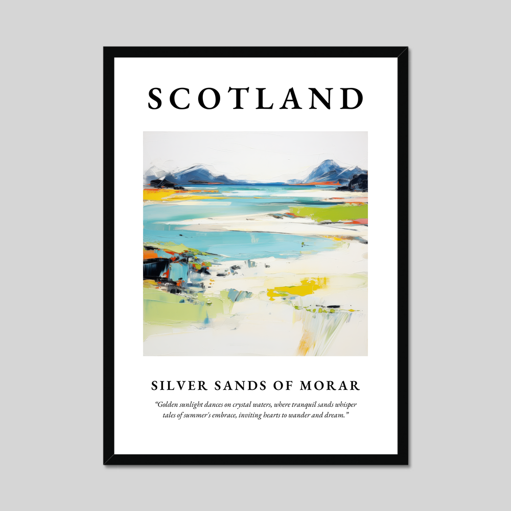 Poster of Silver Sands of Morar, Scotland.